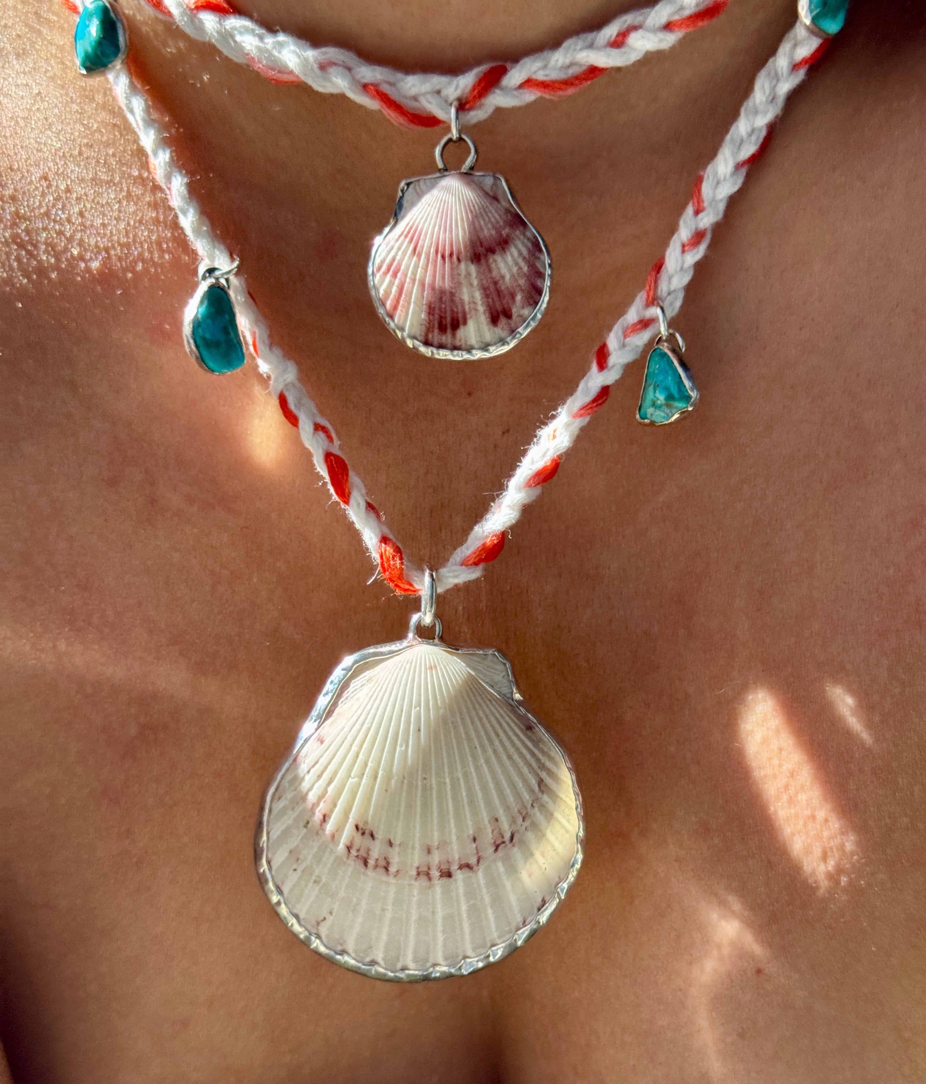 Scallop Charm Necklace
