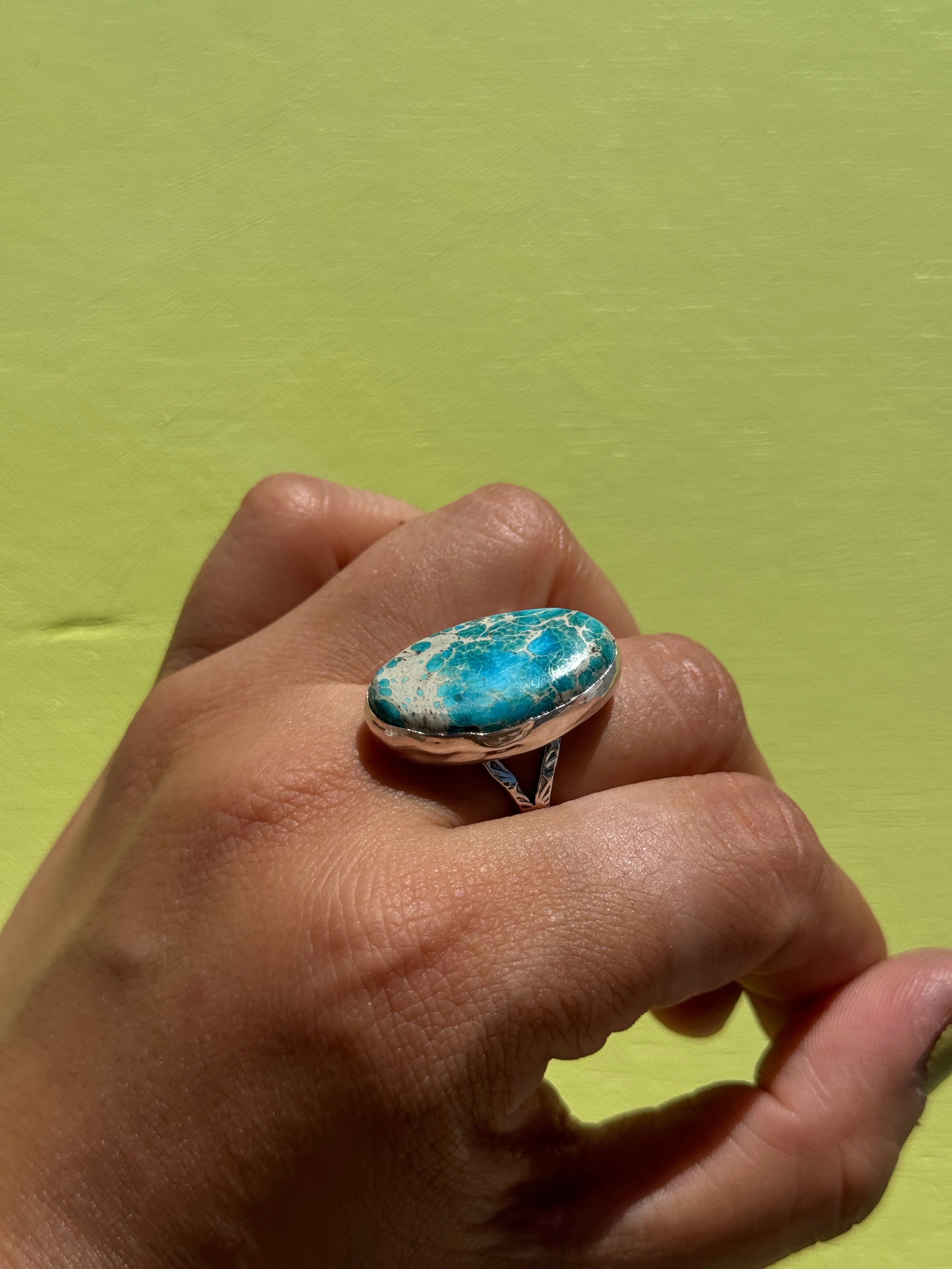 Sea Sediment Jasper Ring